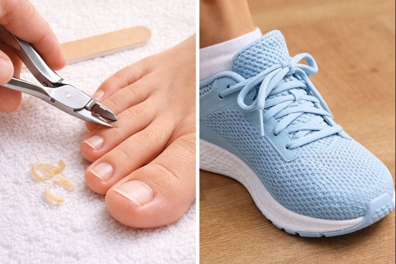 orientação podológica para prevenir unha encravada